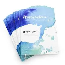 Brochure A4 half One Side Print-Moq 1000Pcs