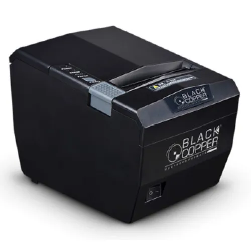Black Copper BC105 Thermal Receipt Printer – 250mm/s High-Speed Direct Thermal Printing, USB/Serial/Ethernet, Auto Cutter, 80mm Paper Width, Cash Drawer Support