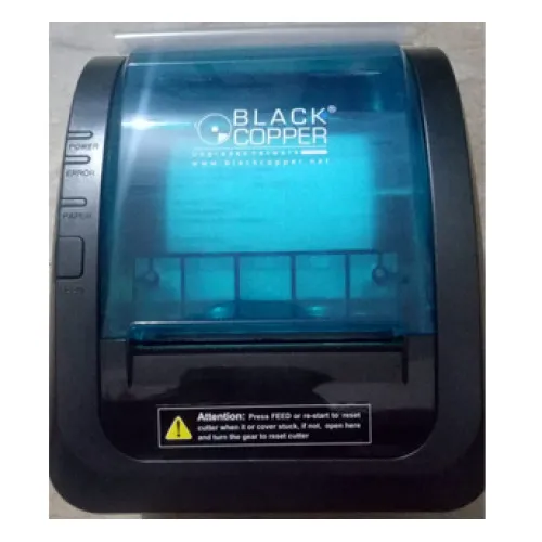 Black Copper BC97AC Thermal Receipt Printer – 300mm/s High-Speed Direct Thermal Printing, USB Interface, Partial Auto Cutter, 72mm Paper Width, Cash Drawer Support