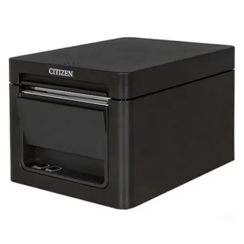 Citizen CT-E351 Thermal Receipt Printer – 250mm/s High-Speed Printing, USB & LAN / USB & Serial, Auto Cutter, 72mm Paper, 203 DPI, Compact Flat-Top Design