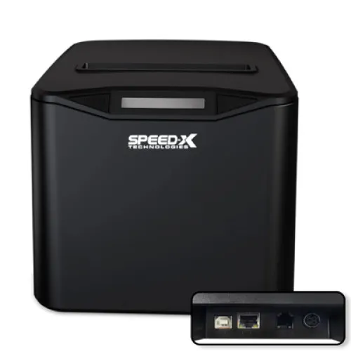 Speed-X SP-210UL 80mm Thermal Receipt Printer – USB & LAN POS Printer